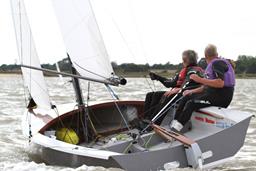 BM 550 sailing in Pyefleet week, August 2014