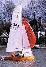 Gerry Woolmington sailing Hugger-Mugger