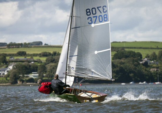 Rob Holroyd and Keith Callaghan sailing Merlin Rocket 3708 "WICKED" - a Hazardous Zero-9 design, Salcombe, 2012