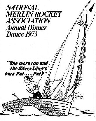 The cover of the menu for the MROA Dinner, 1973