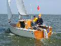 Don Hearn and Keith Callaghan sailing Blue Lightning, Baltic 2004