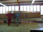 The hull before turning